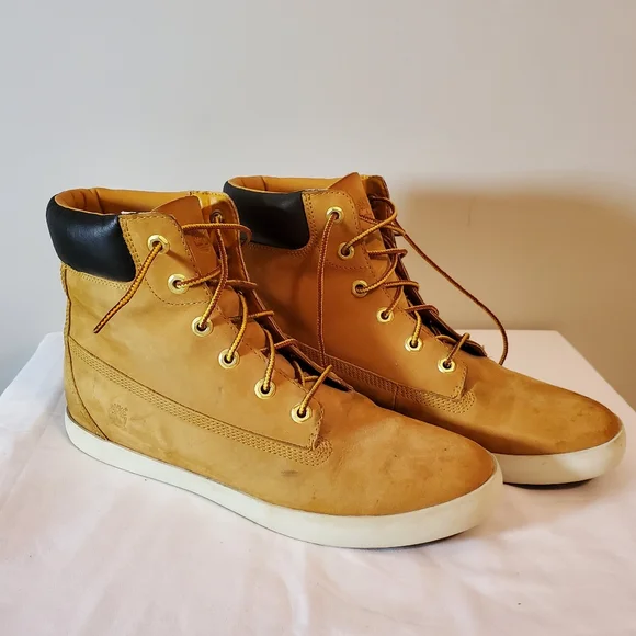 TIMBERLAND Women's Tan Nubuck Leather Work Boot Size 11 - Picture 2 of 14